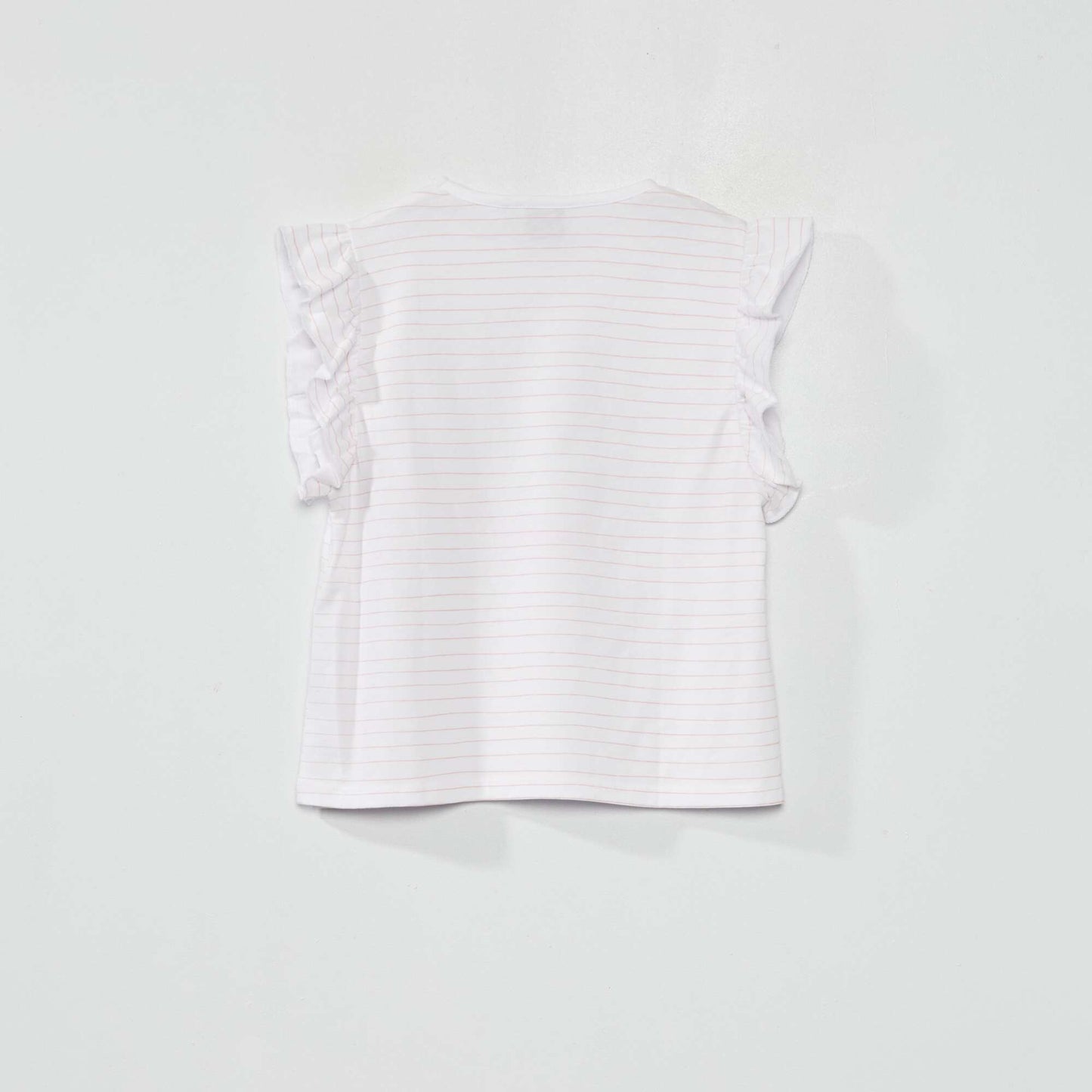 Tee-shirt manches volantées 'Cry Babies' blanc