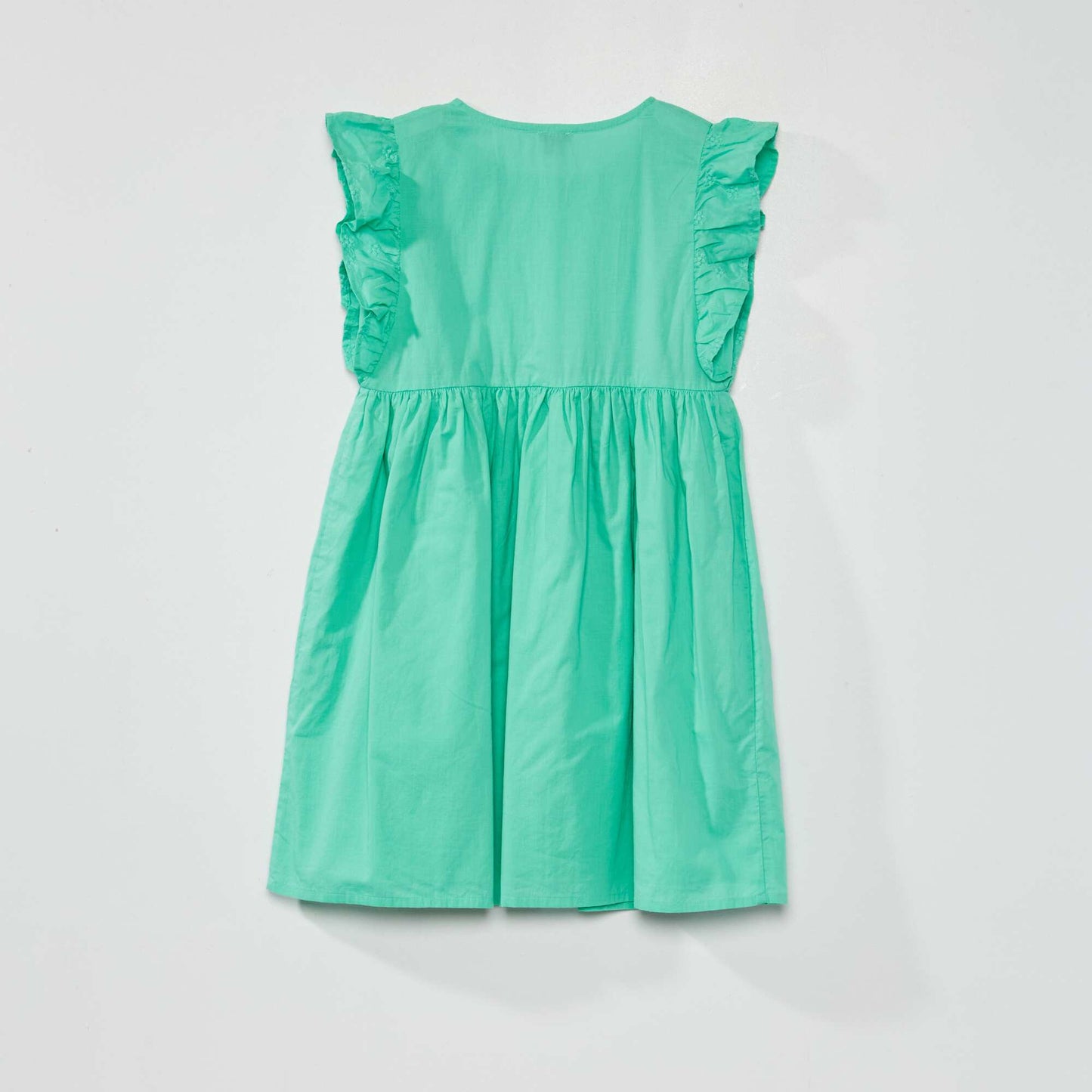 Robe en coton Vert