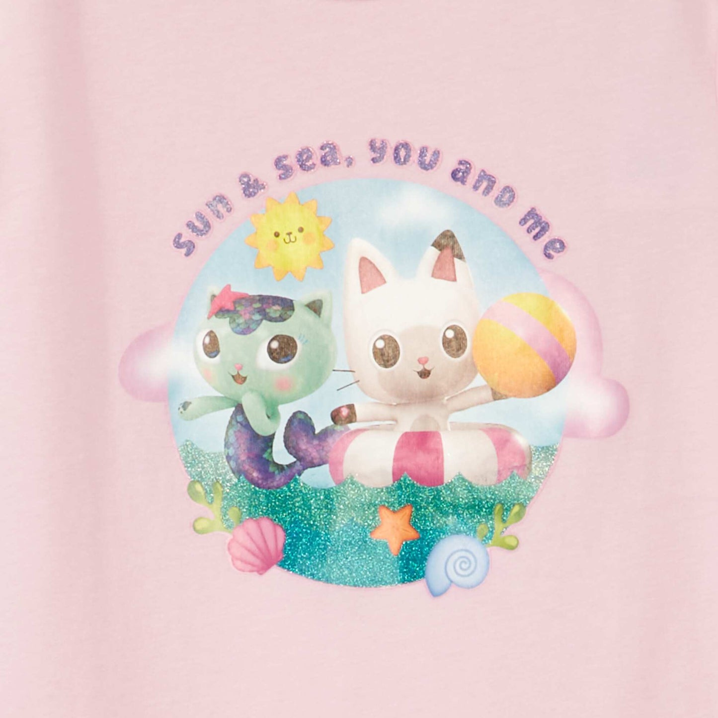 T-shirt à manches courtes 'Gabby et la maison magique' Rose