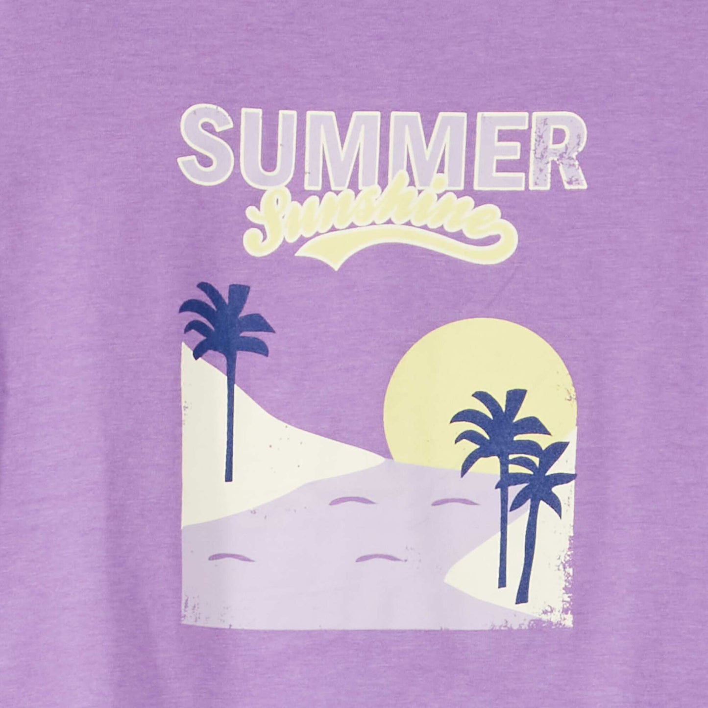 Tee-shirt imprimé Violet