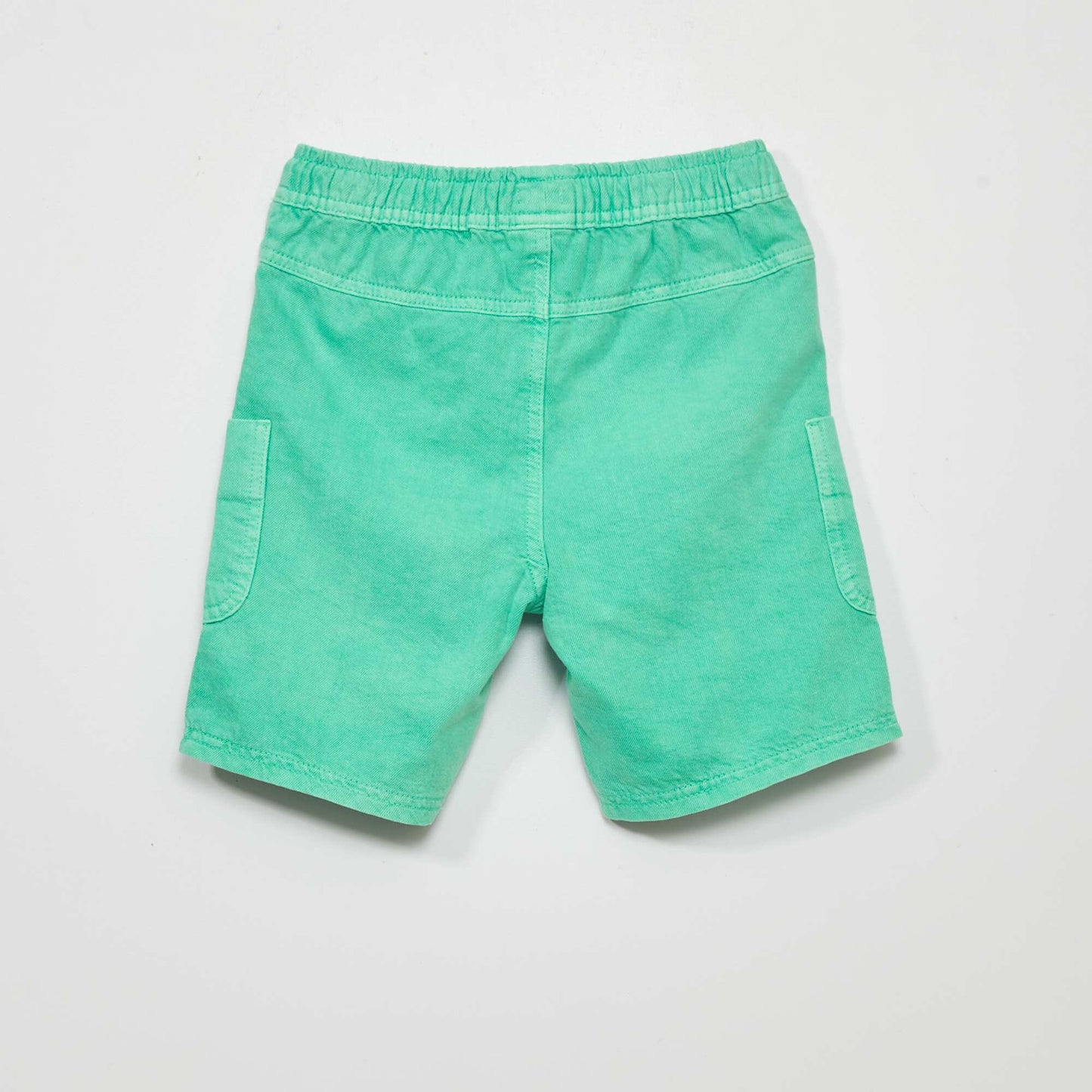 Bermuda en jean Vert