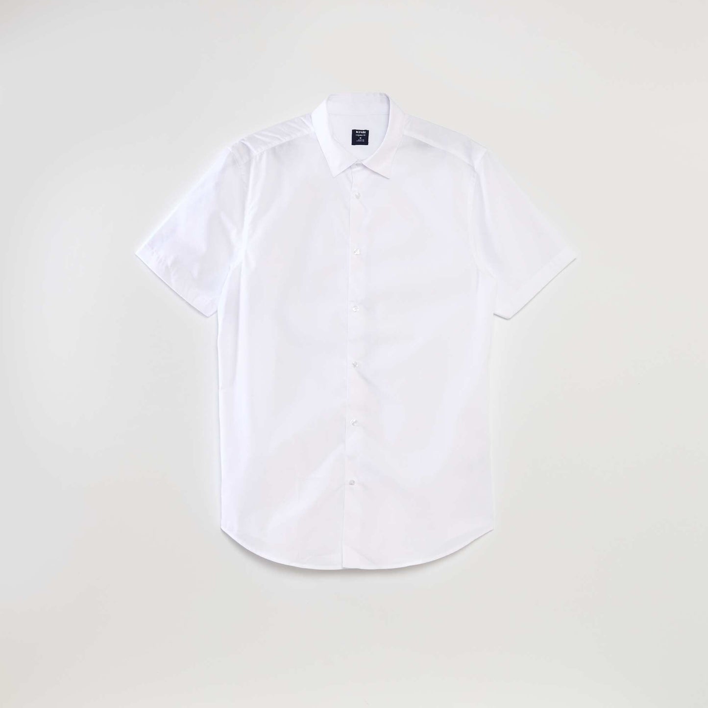 Chemise blanche manches courtes blanc