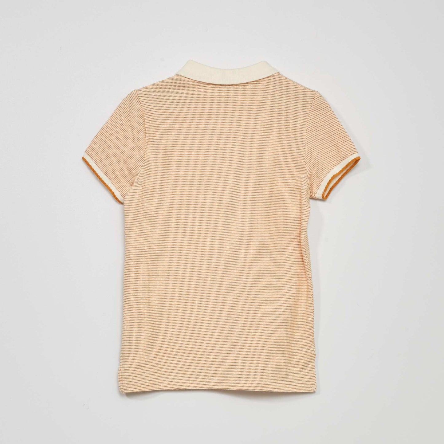 Polo en piqué de coton JAUNE