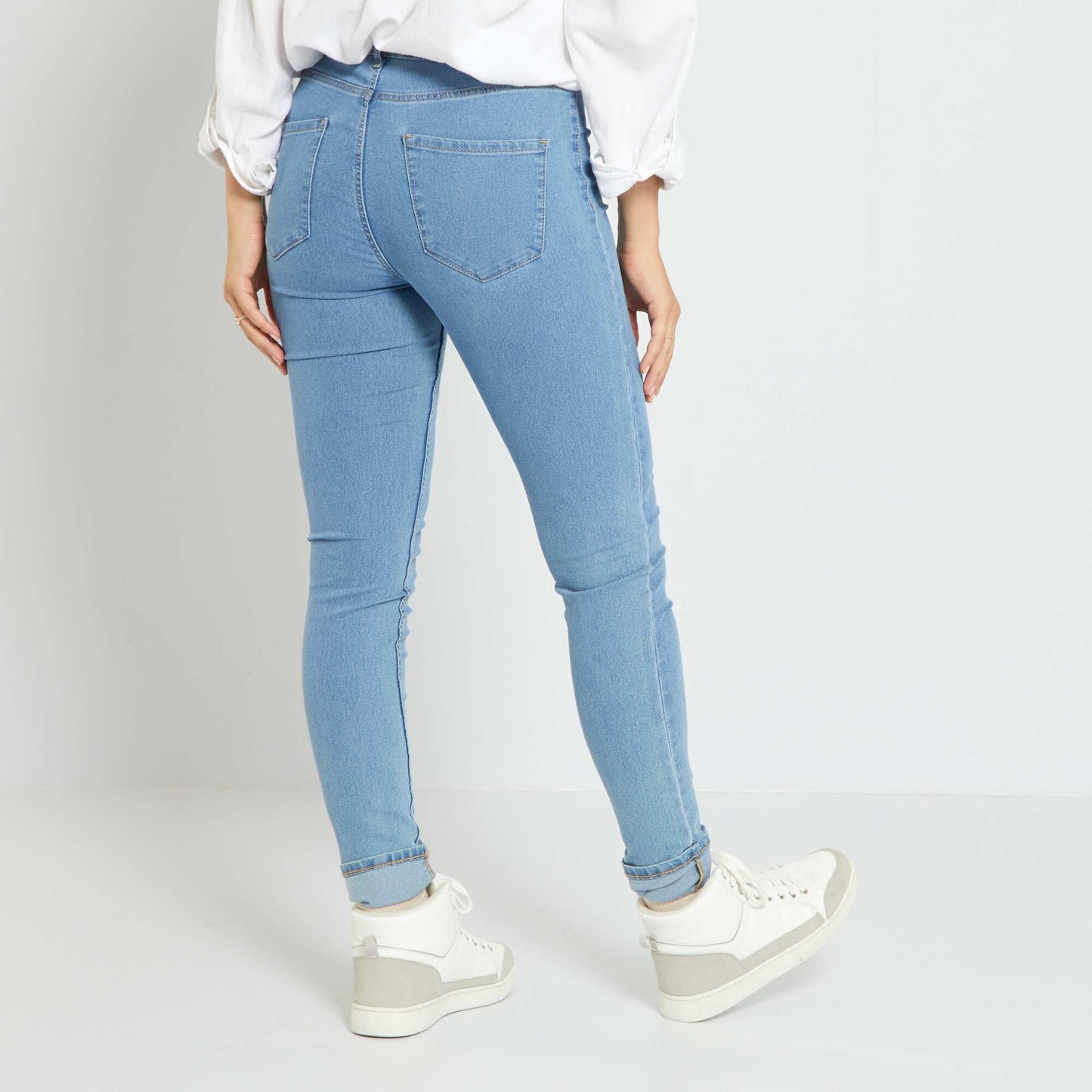 Jean skinny fit / coupe très ajustée Double stone