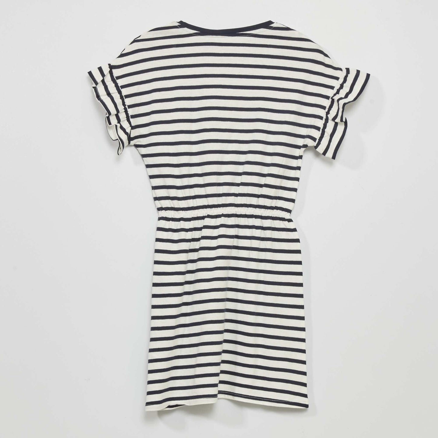 Robe en jersey à rayures Bleu