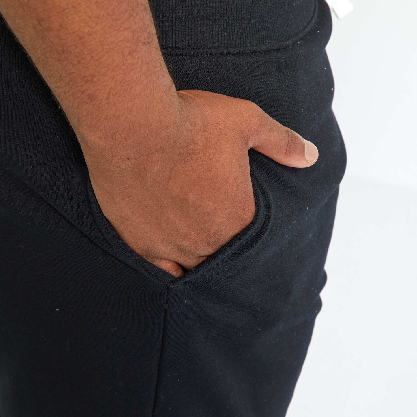 Pantalon de jogging en molleton noir