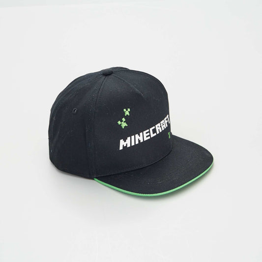 Casquette 'Minecraft' en toile Noir