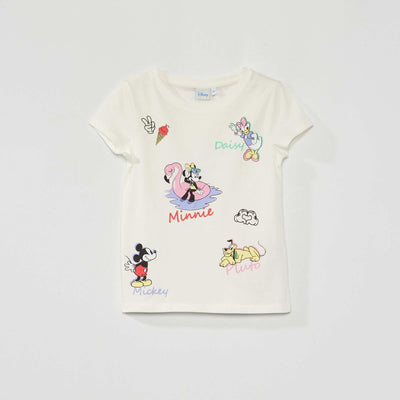 T-shirt de 'Disney'  manches courtes Ecru