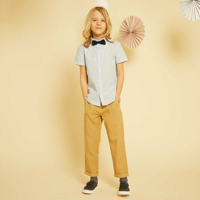 Pantalon chino droit Beige