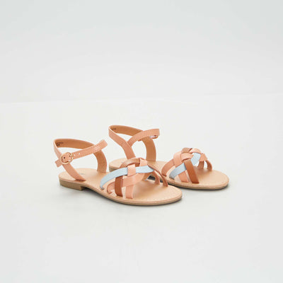 Sandales à brides Orange