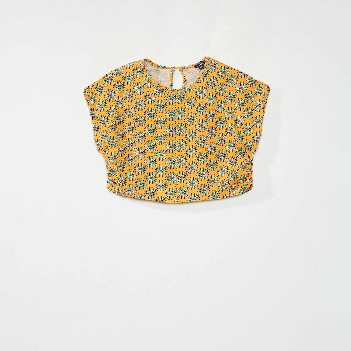 Blouse à motifs Jaune