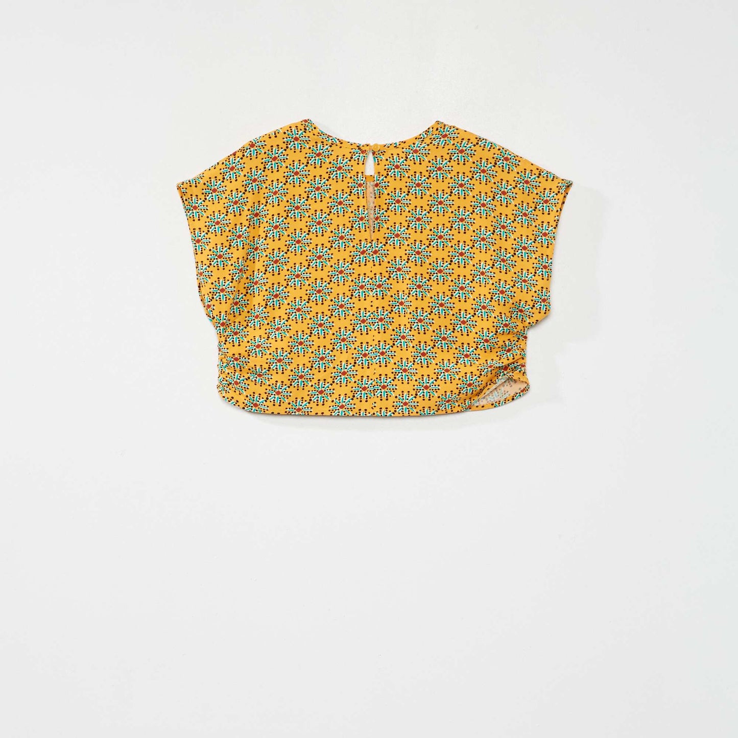 Blouse à motifs Jaune