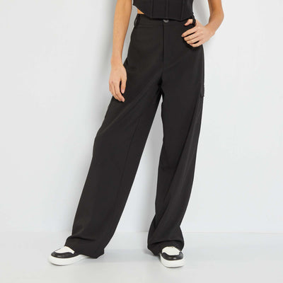 Pantalon taille haute noir