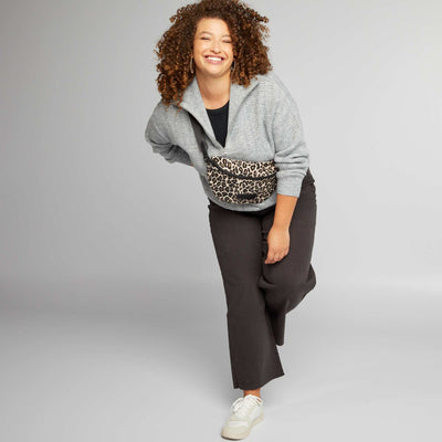 Pull col camionneur Gris