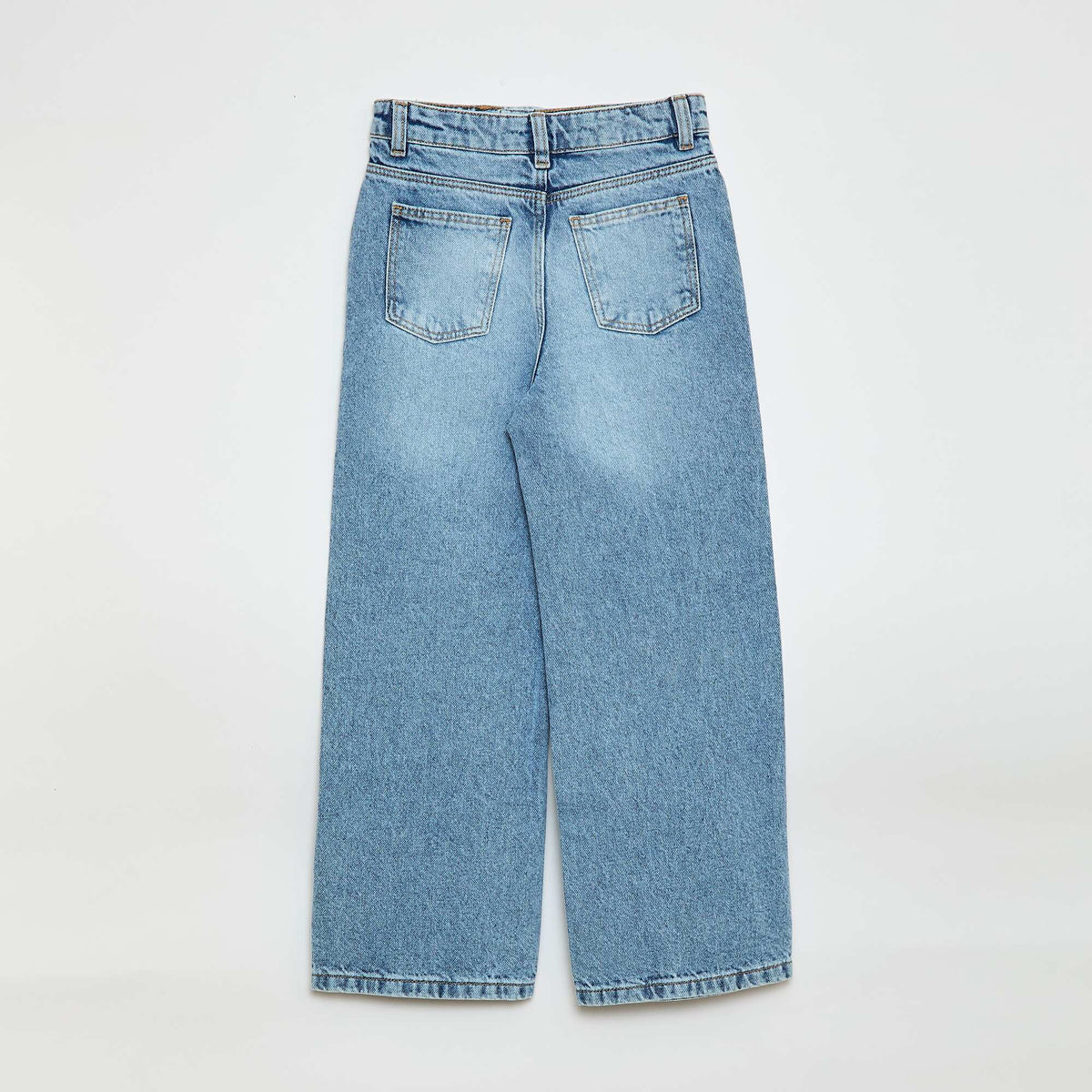 Pantalon wide leg BLEU
