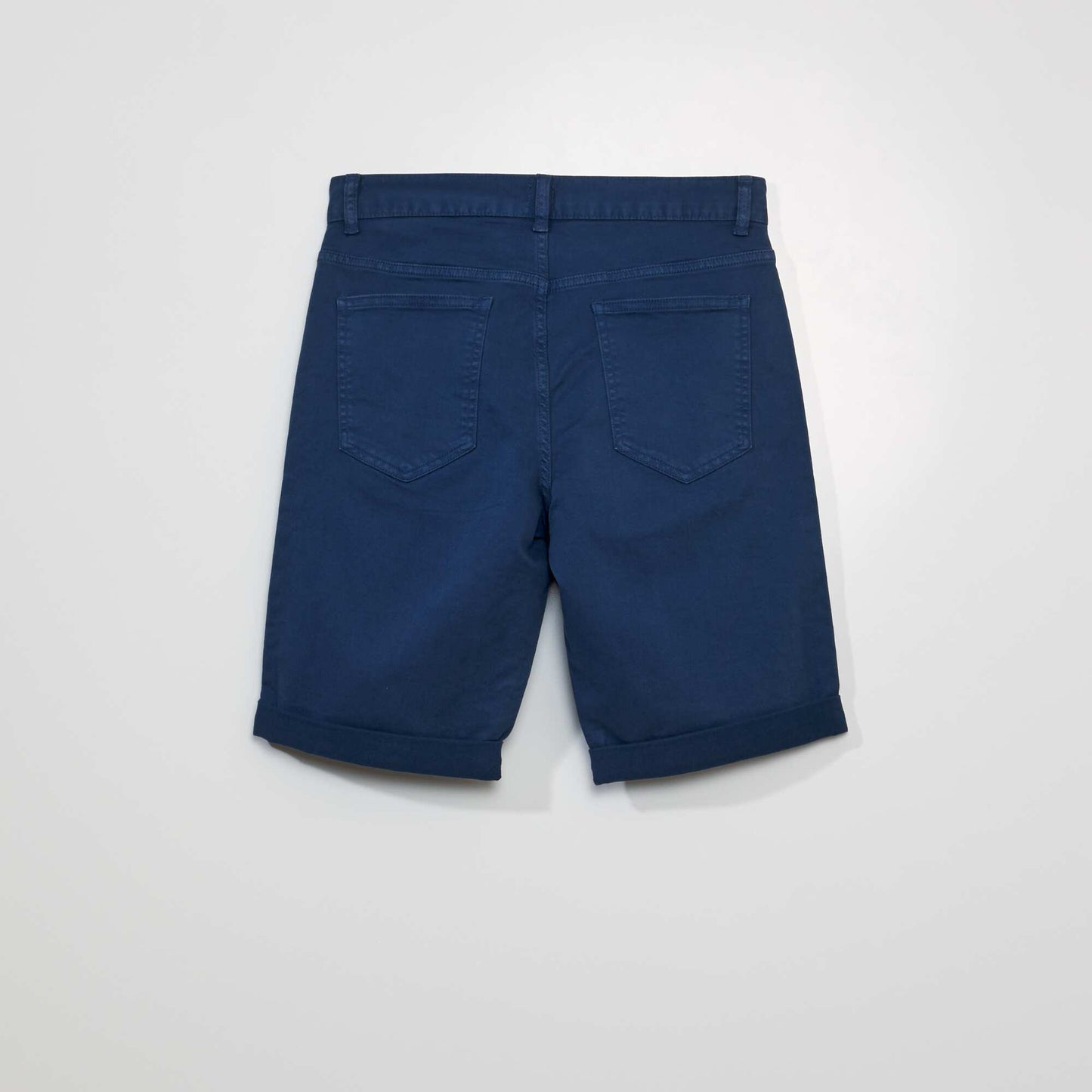 Bermuda chino à 5 poches Bleu