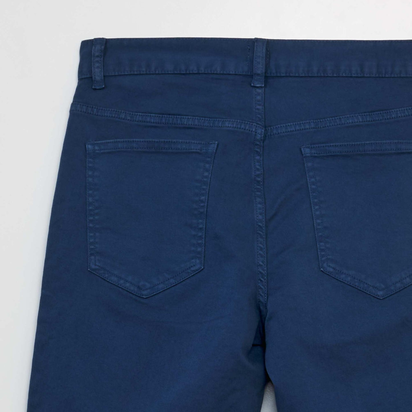 Bermuda chino à 5 poches Bleu