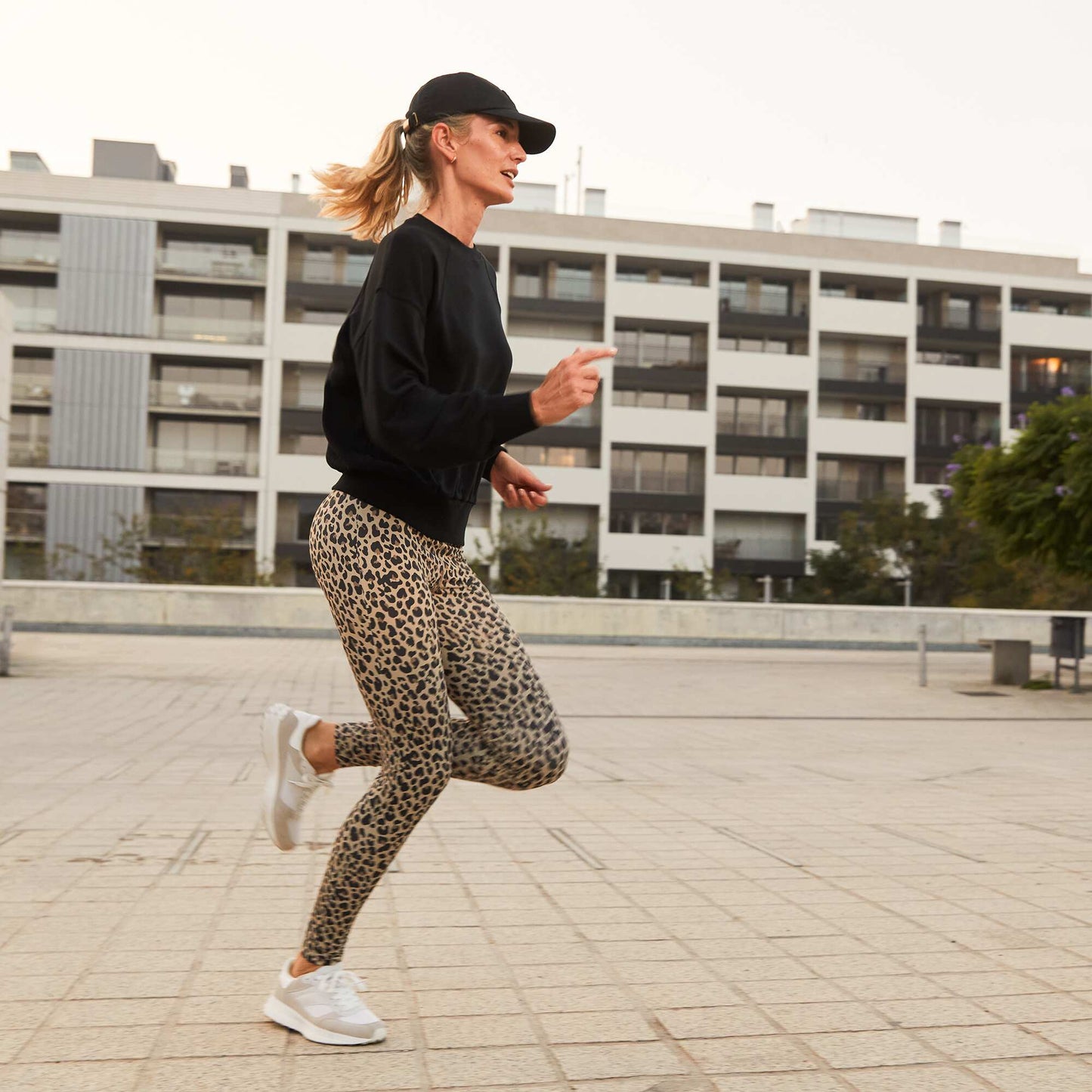 Sweat en molleton noir