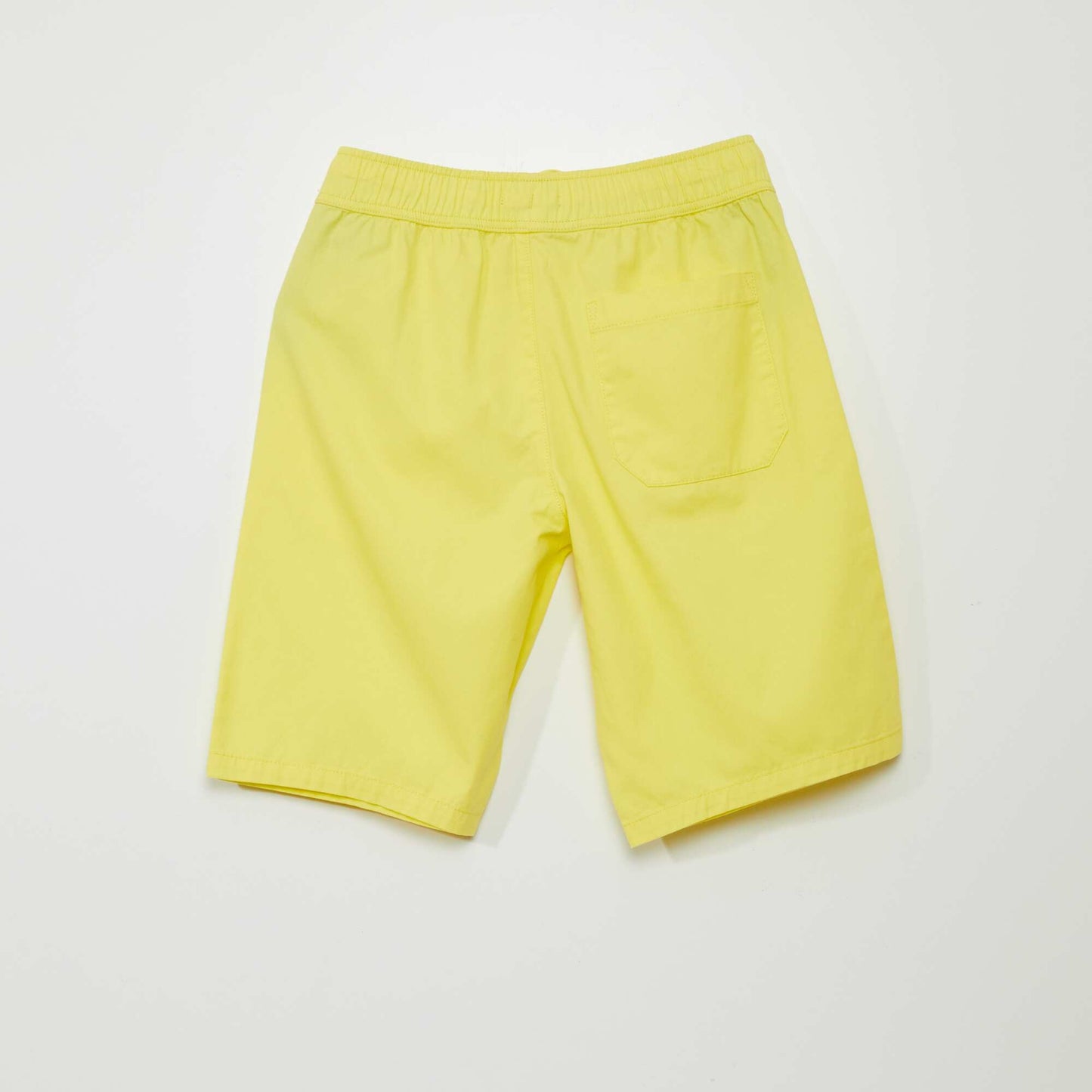 Bermuda en twill jaune