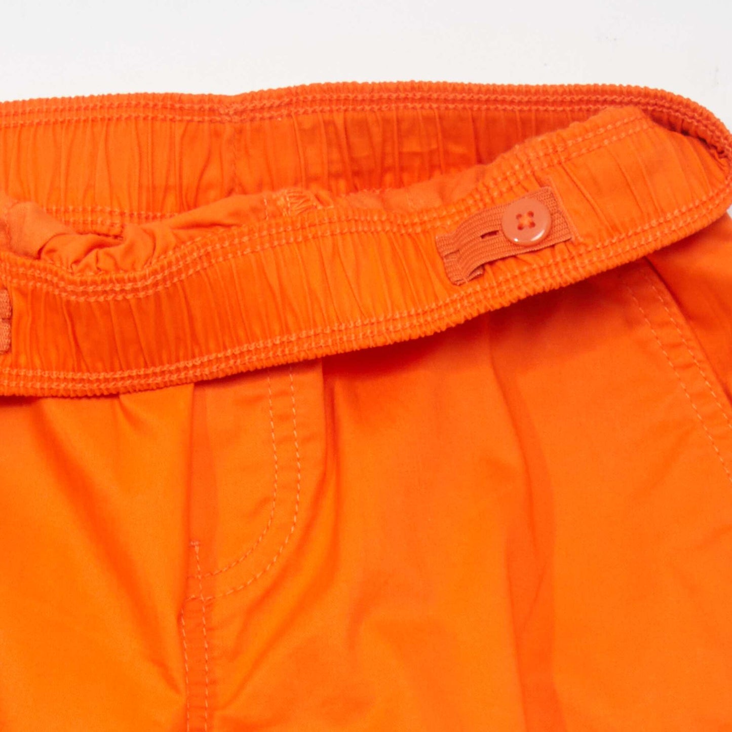 Bermuda regular en twill Orange