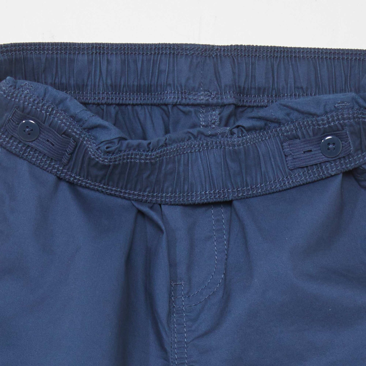 Bermuda regular en twill Bleu marine