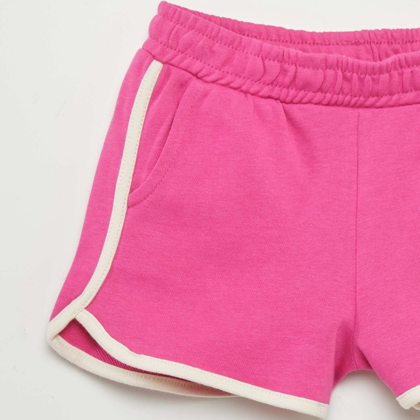 Short en molleton fin Rose