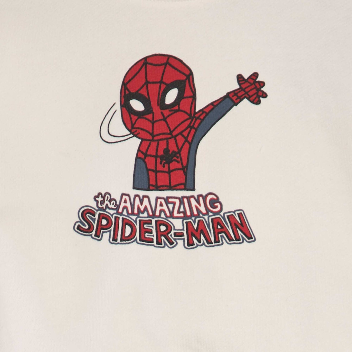 Ensemble jogging 'Spider-Man' 'Marvel' sweat + pantalon - 2 pièces BLANC