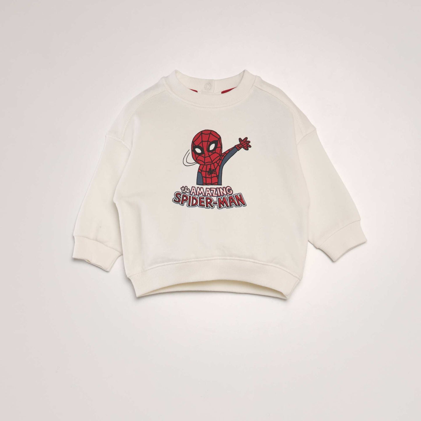 Ensemble jogging 'Spider-Man' 'Marvel' sweat + pantalon - 2 pièces BLANC