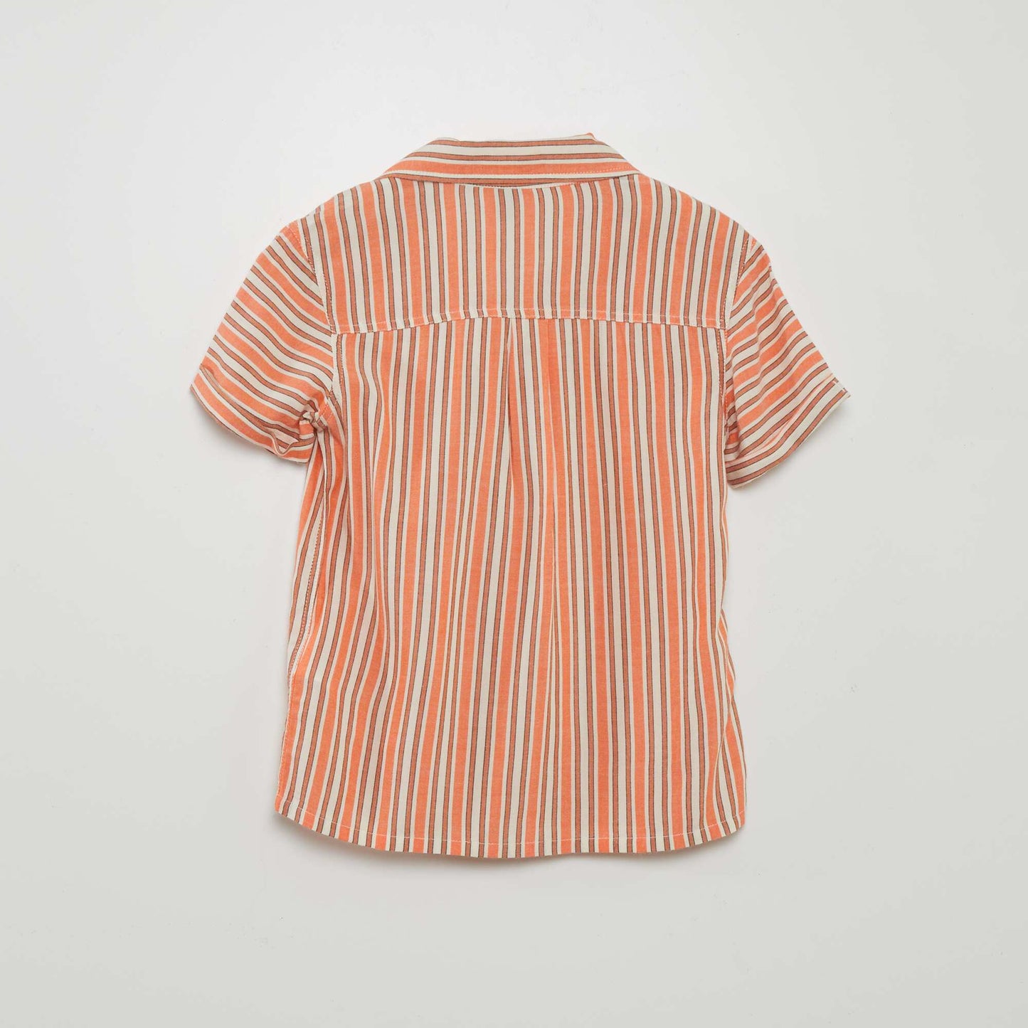 Chemise légère avec col pyjama Orange