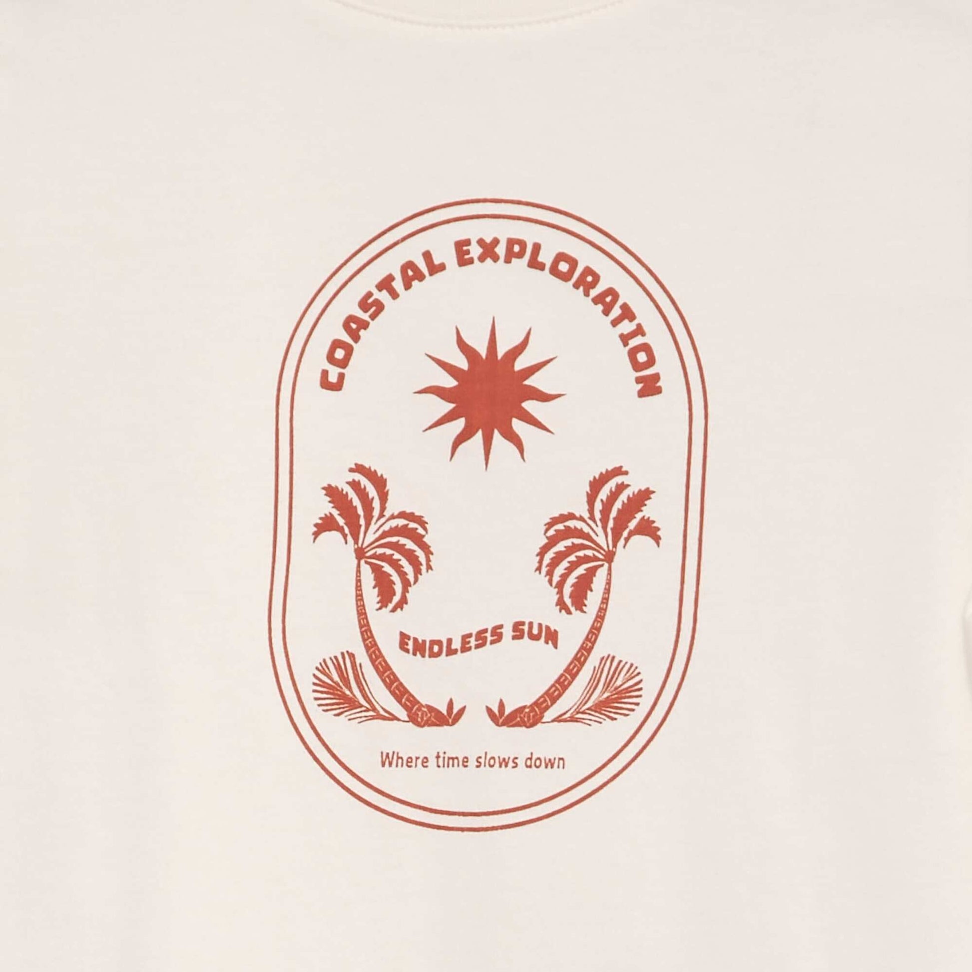 T-shirt manches courtes imprimé Blanc
