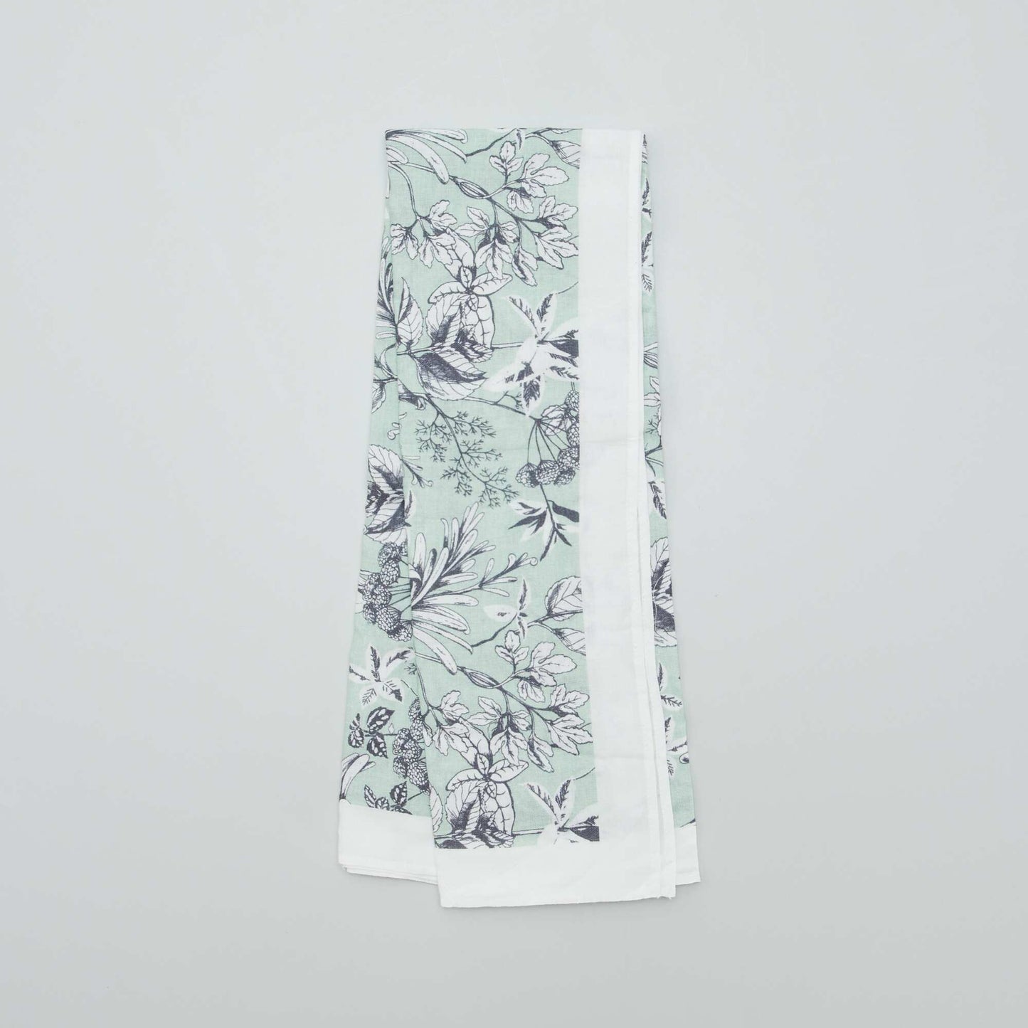 Foulard carré imprimé Vert