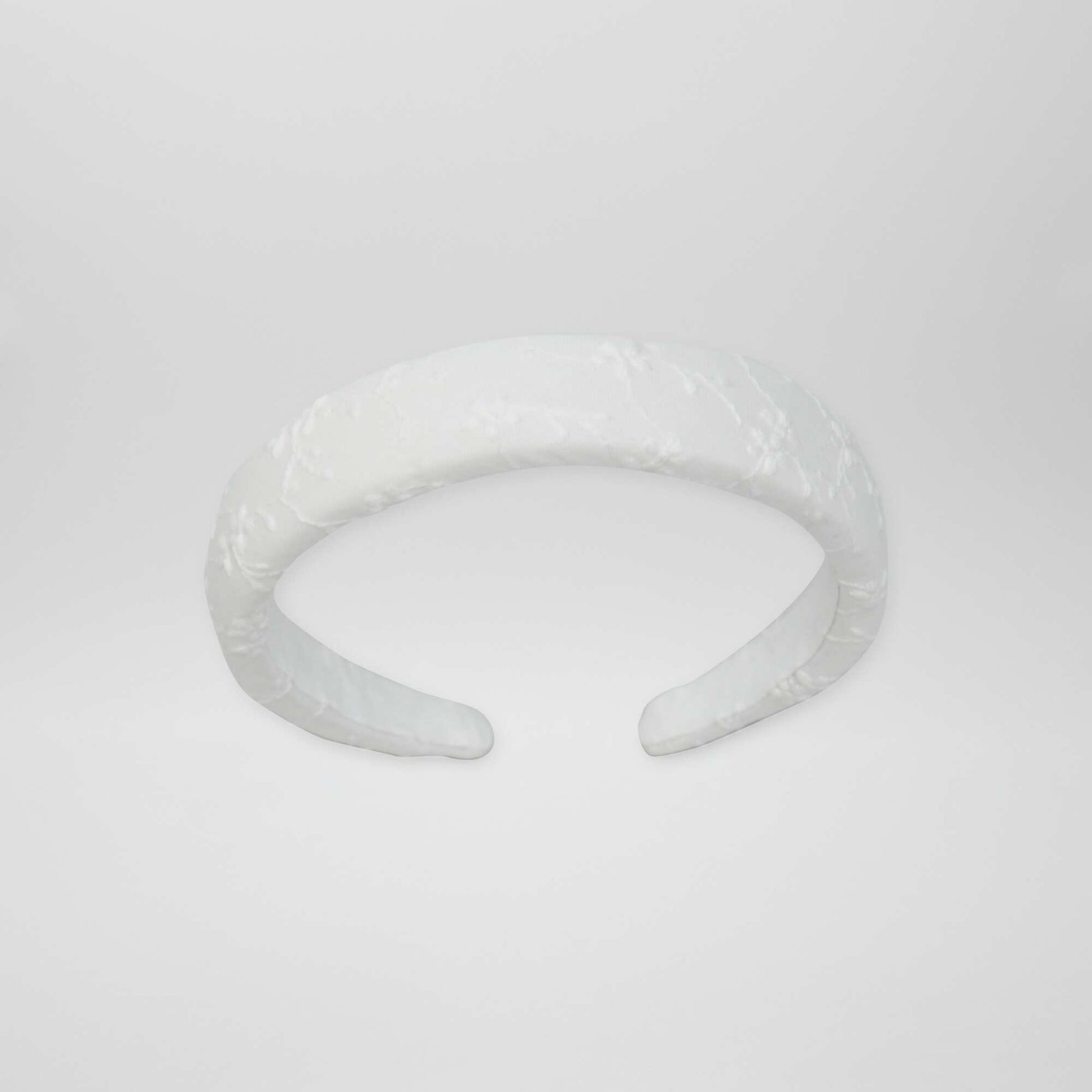 Serre-tête brodé Blanc