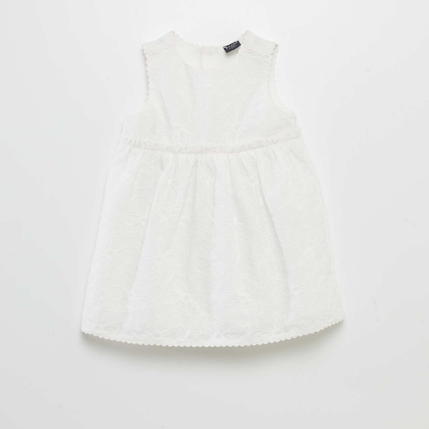 Robe en broderie anglaise blanc