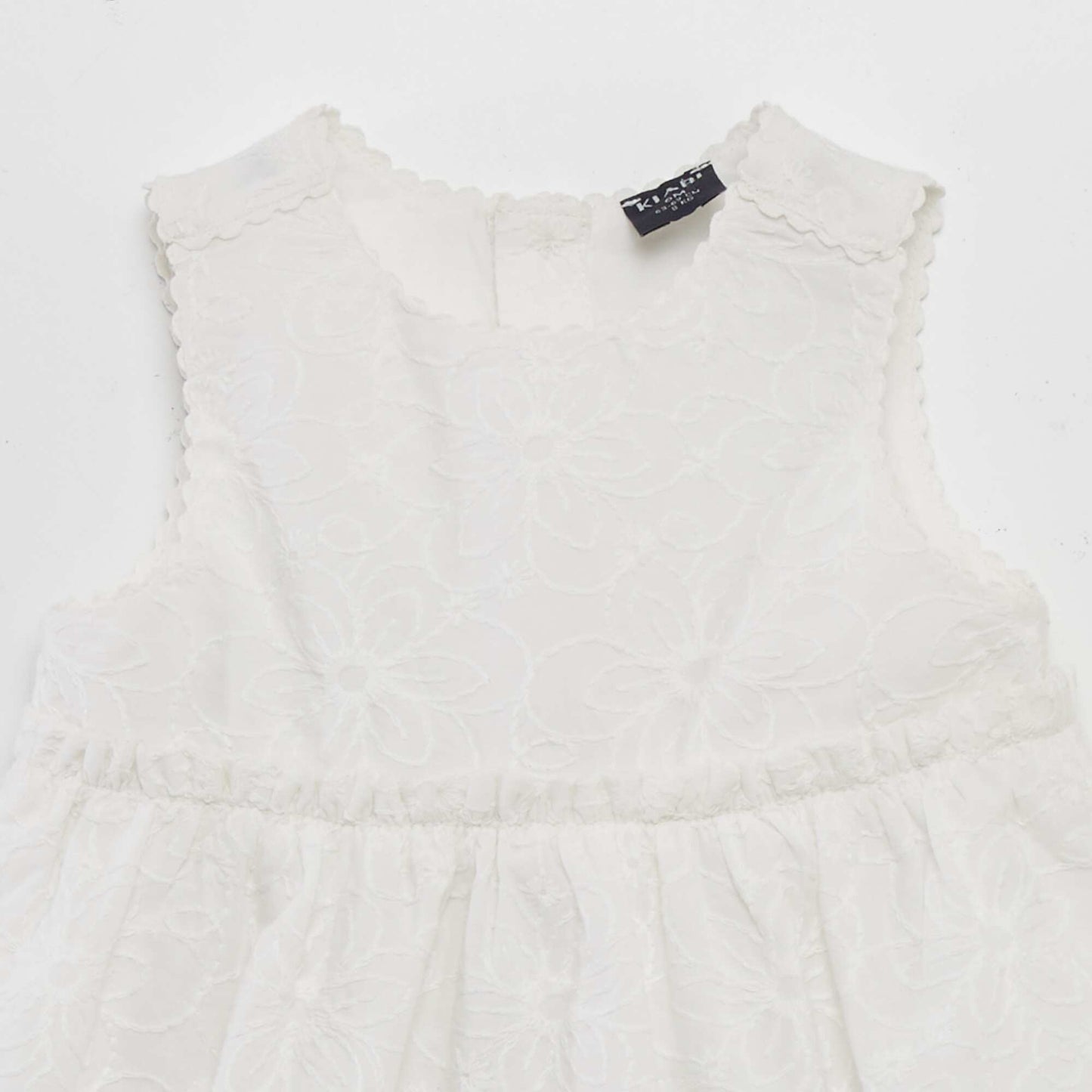 Robe en broderie anglaise blanc