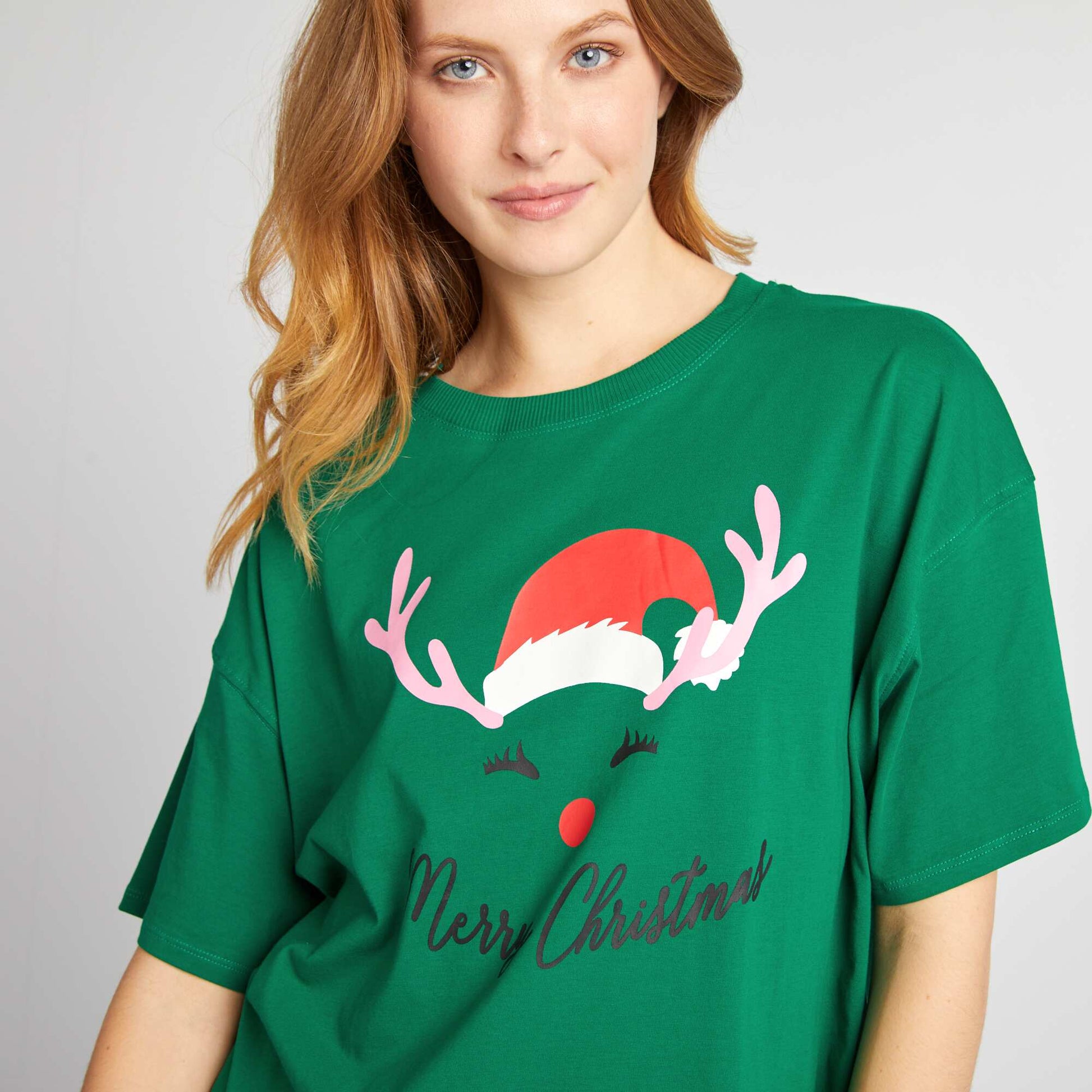 T-shirt de Noël Vert