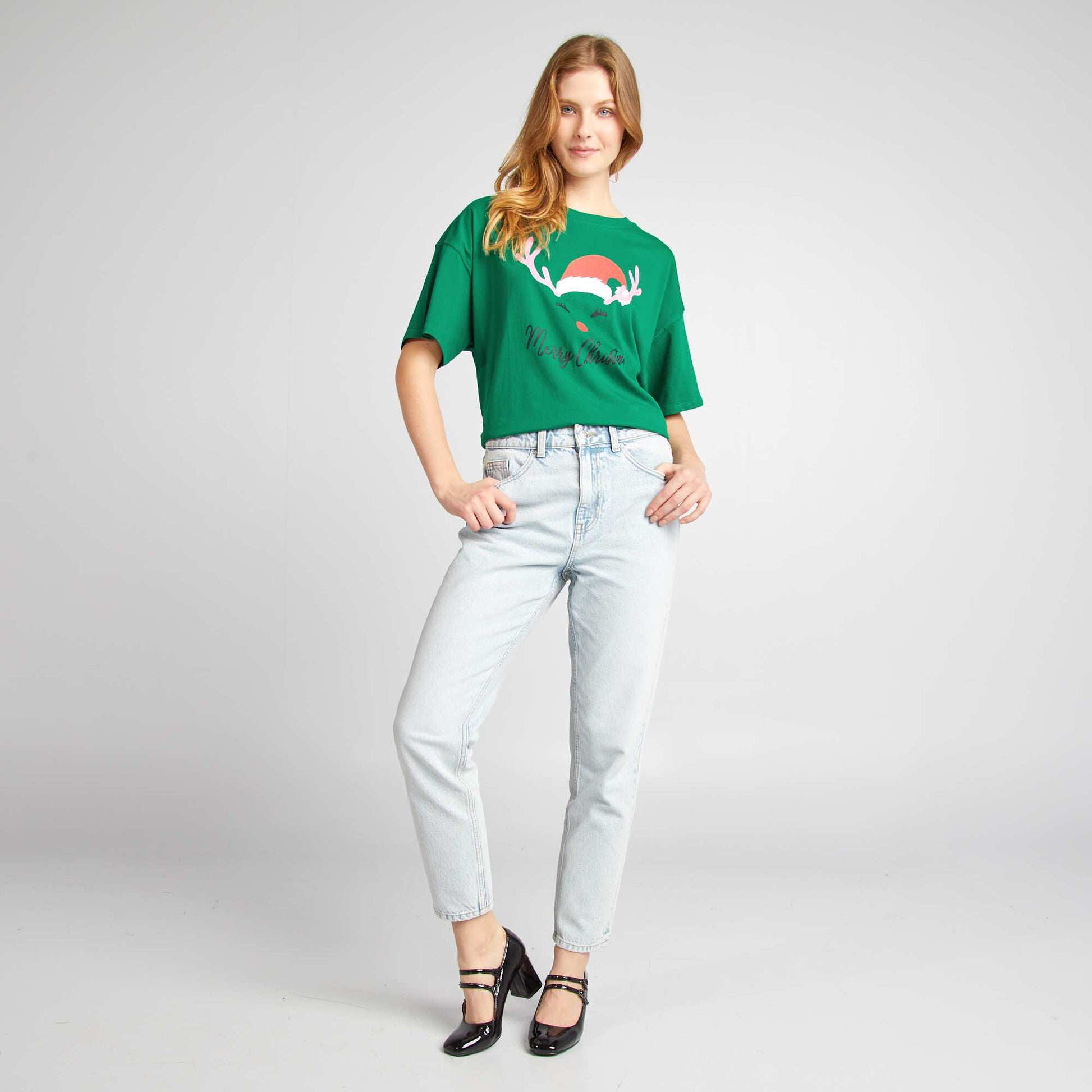 T-shirt de Noël Vert