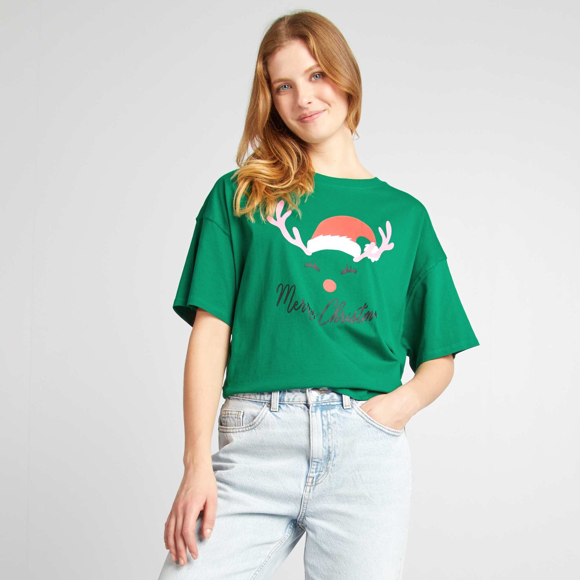 T-shirt de Noël Vert