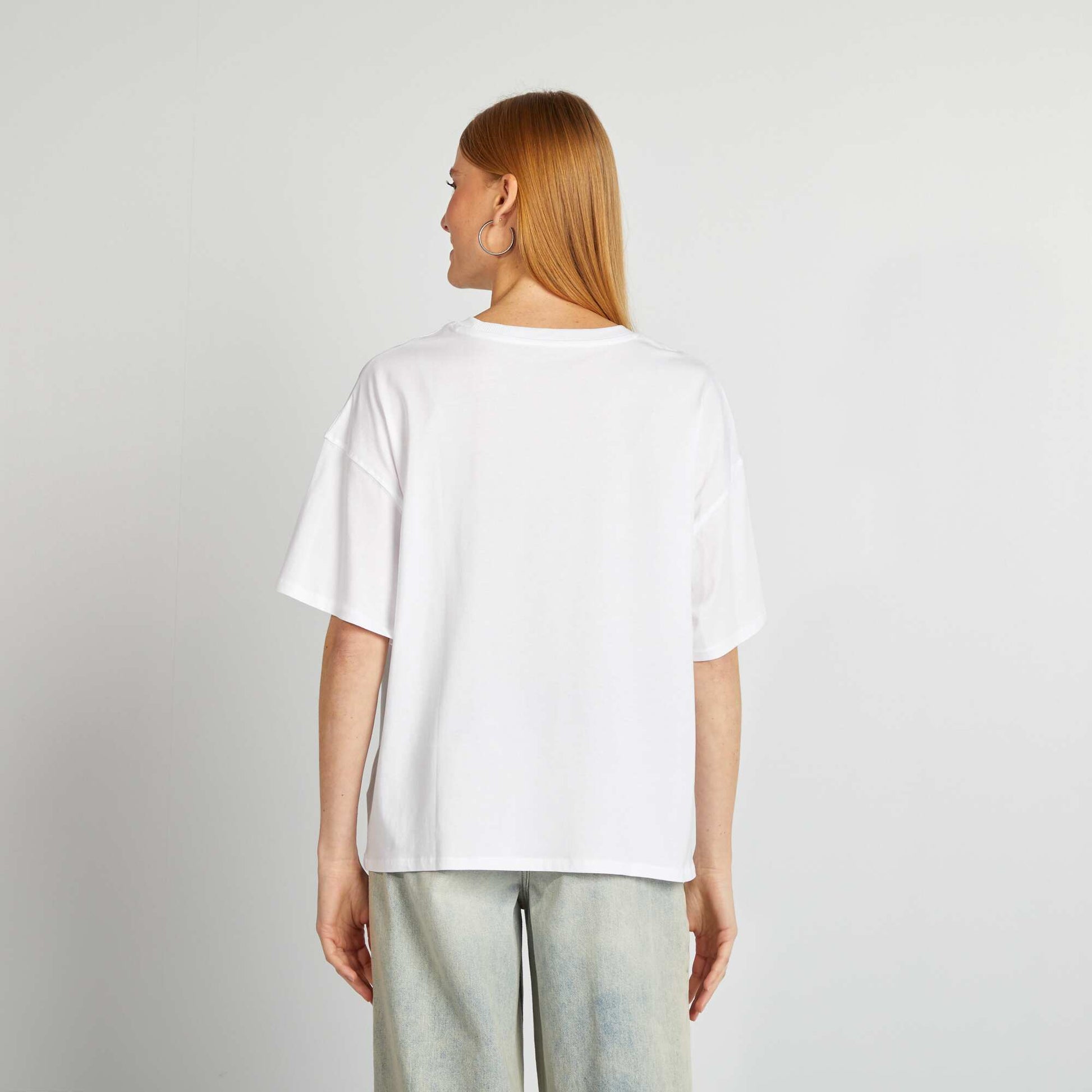 T-shirt de Noël Blanc