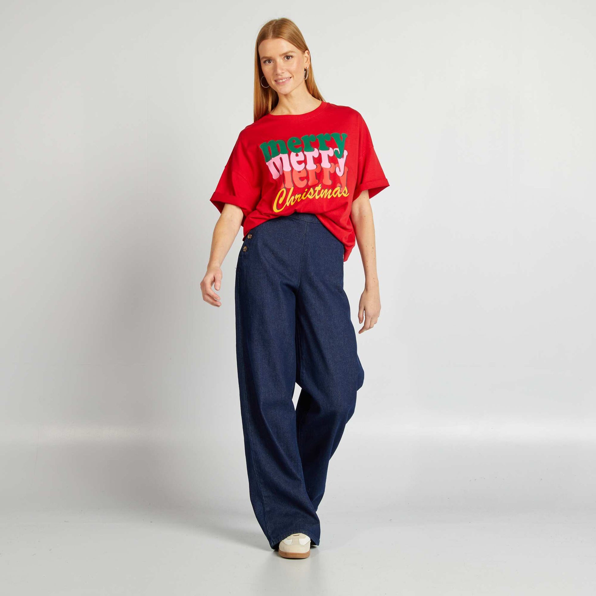 T-shirt de Noël Rouge