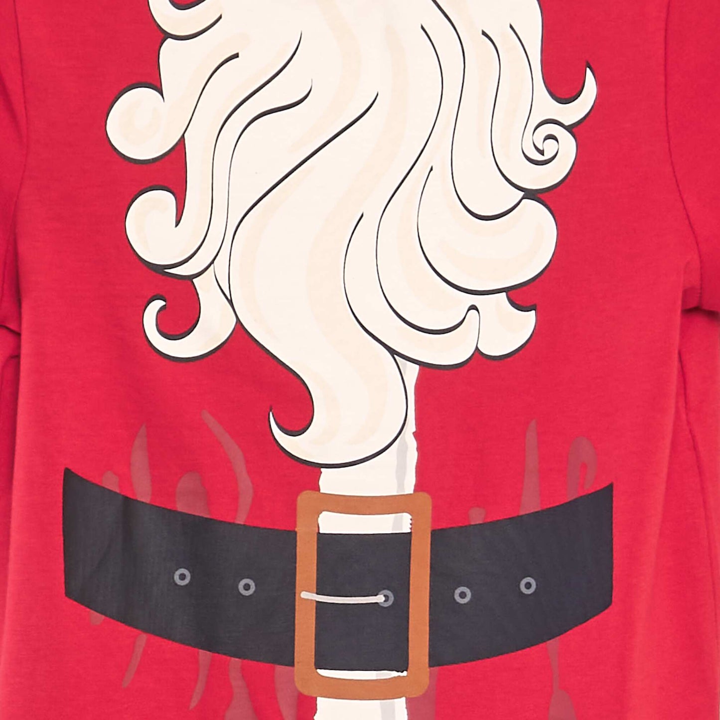 T-shirt en maille jersey 'Noël' Rouge