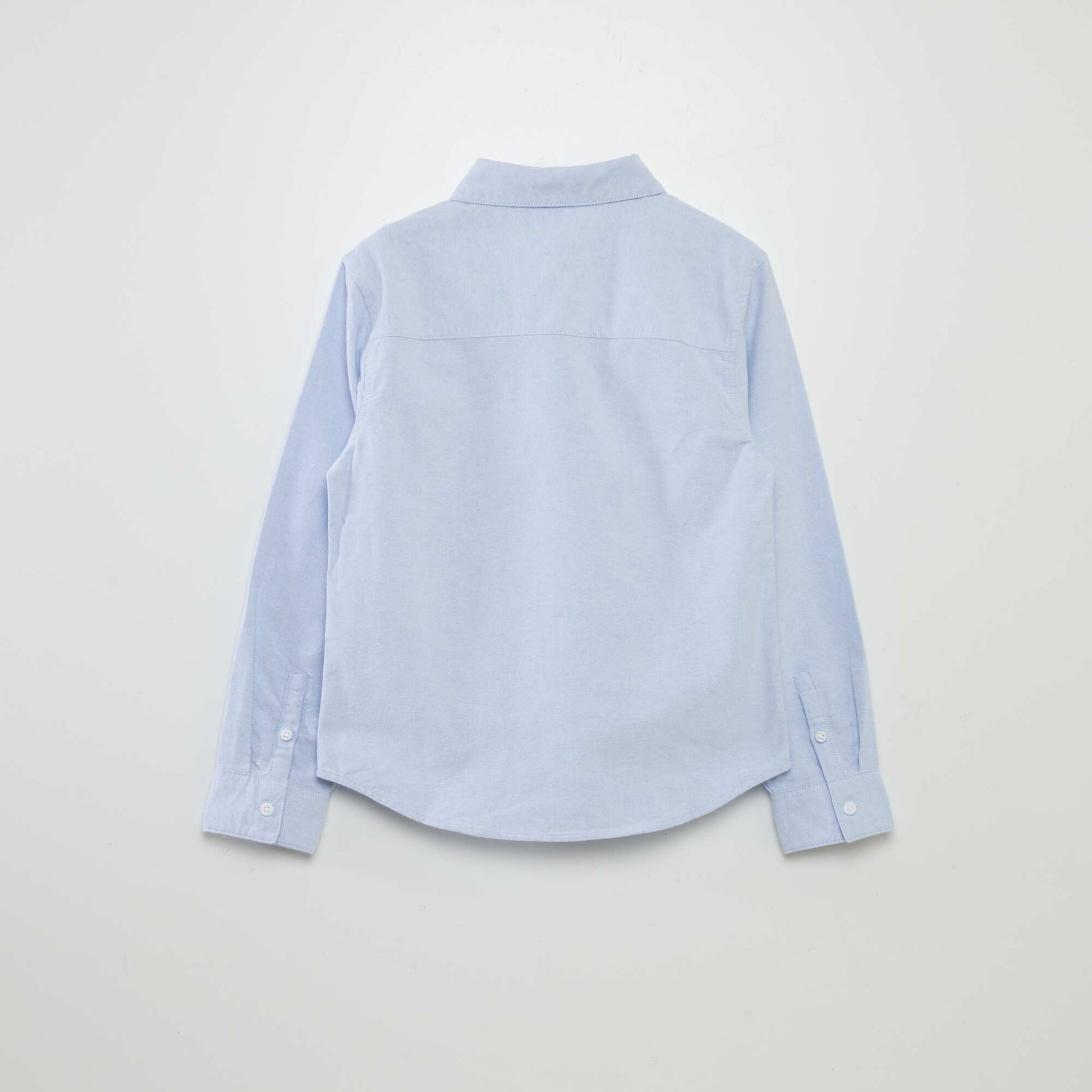 Chemise manches longues oxford BLEU