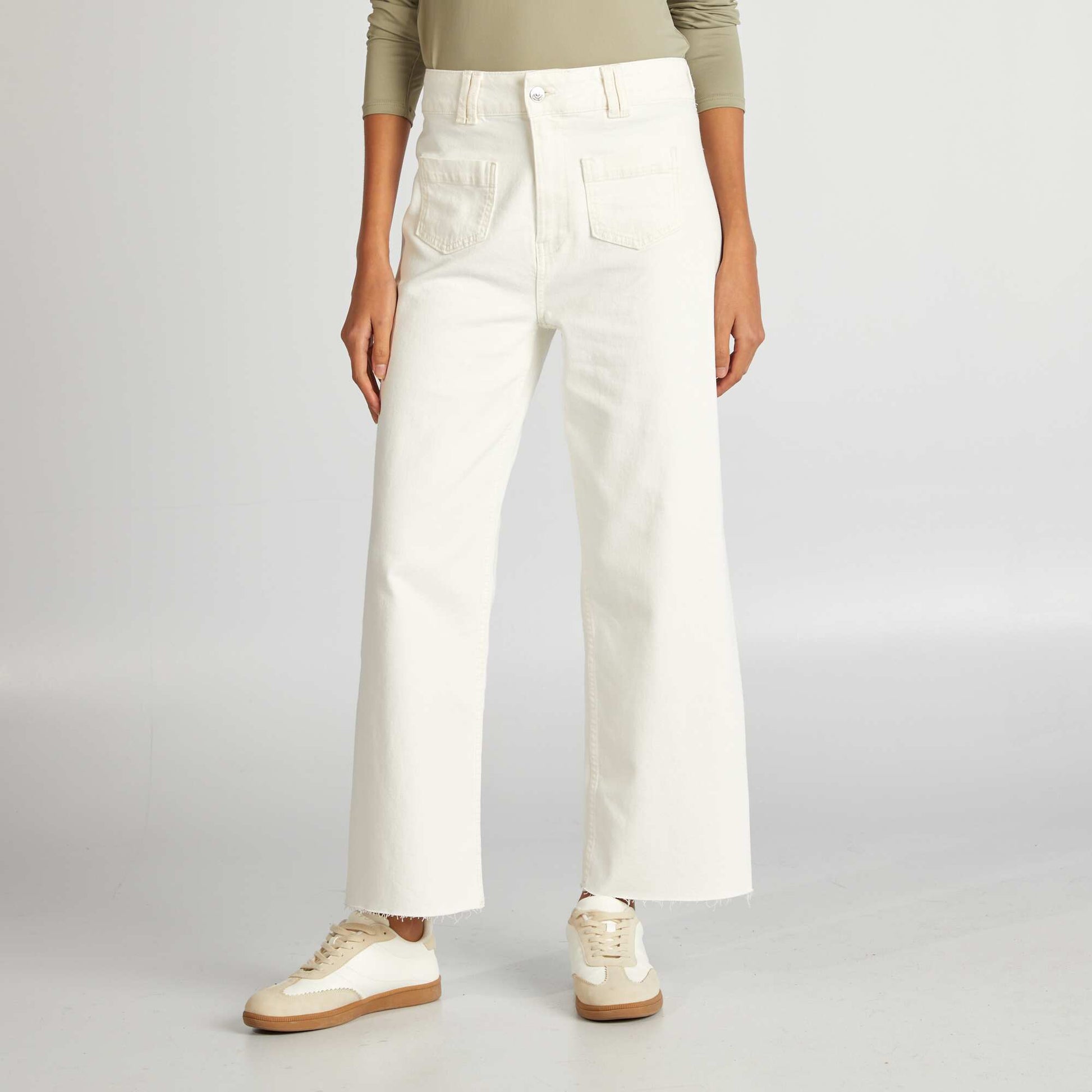 Jean coupe wide leg - L28 BLANC