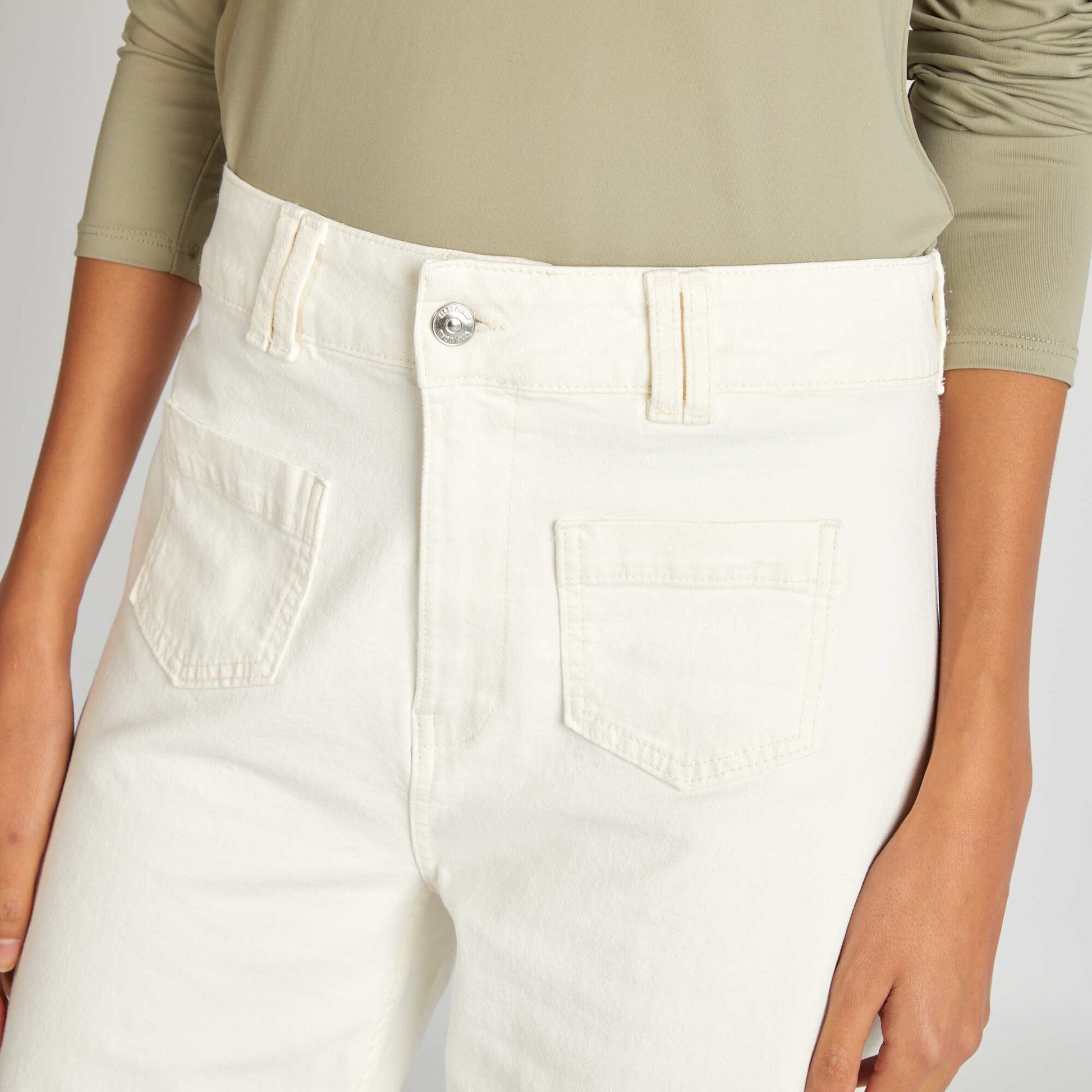 Jean coupe wide leg - L28 BLANC
