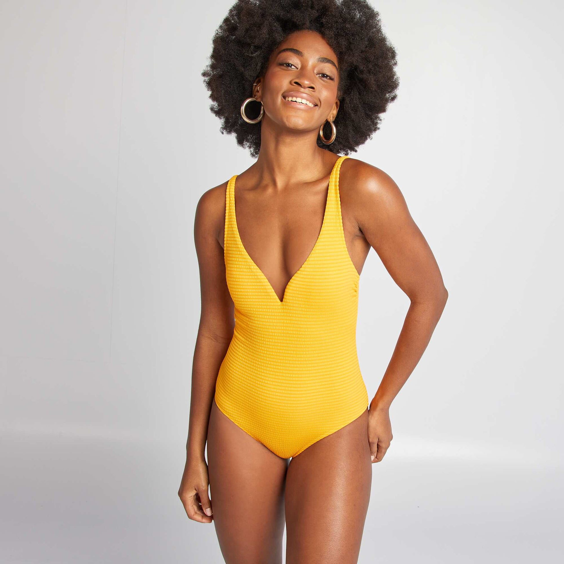 Maillot de bain 1 pièce JAUNE