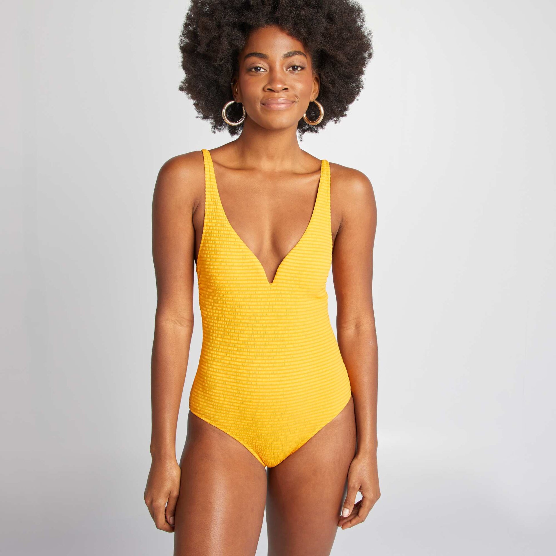 Maillot de bain 1 pièce JAUNE