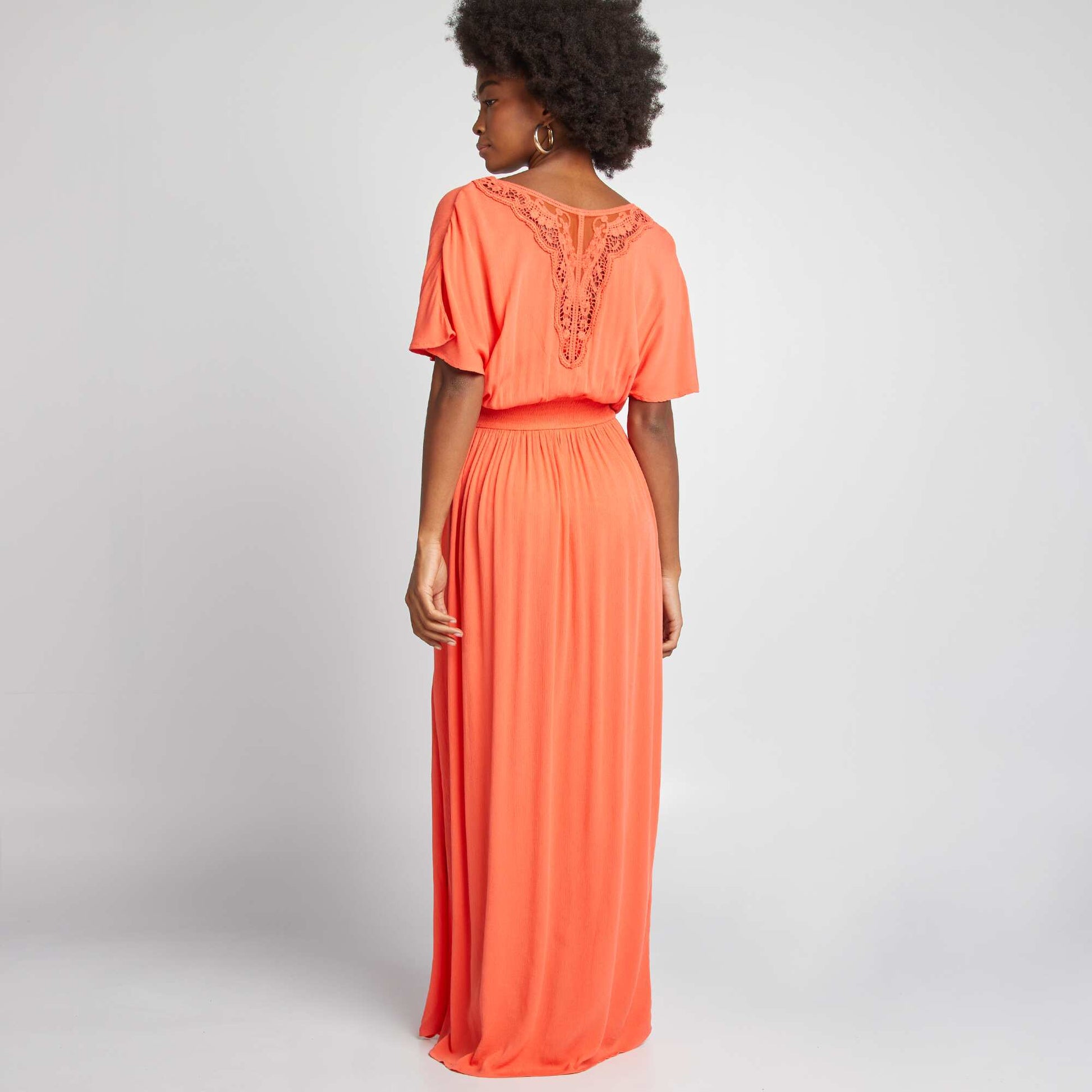 Robe de plage longue ROUGE
