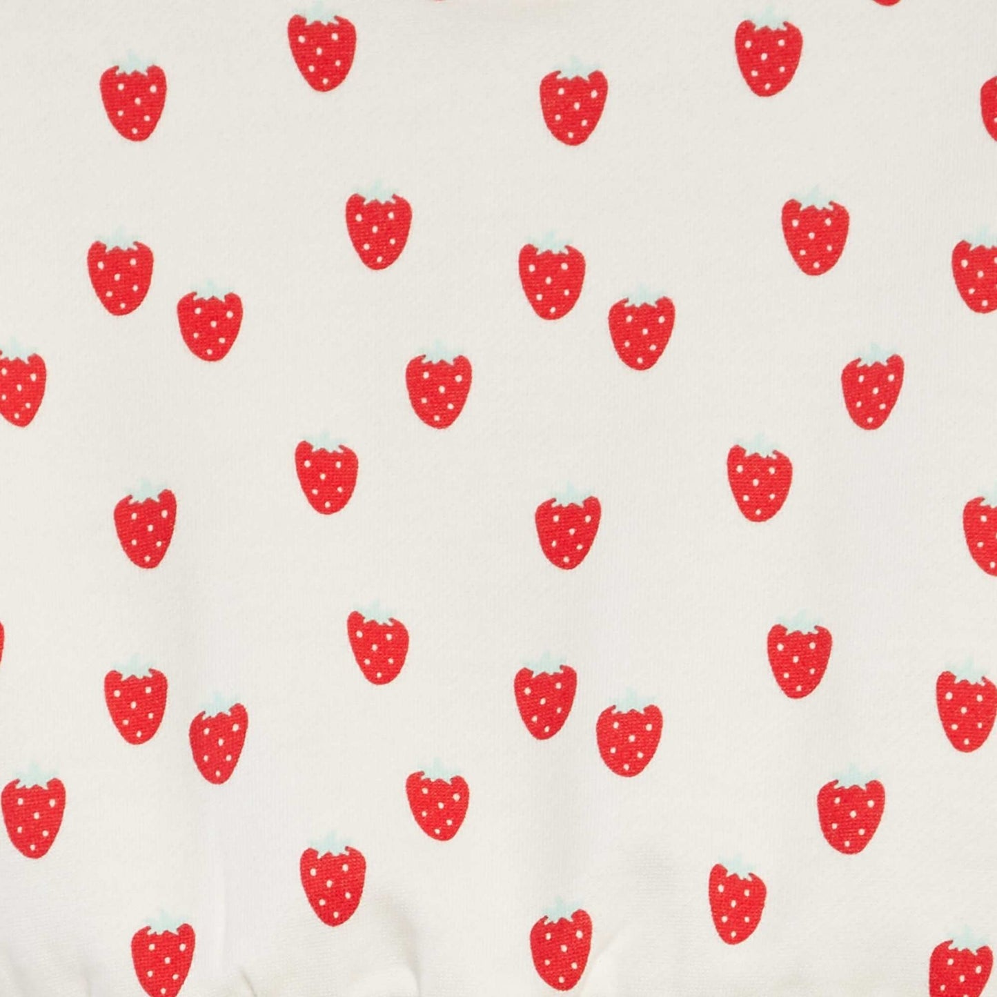 Sweat imprimé en molleton BLANC