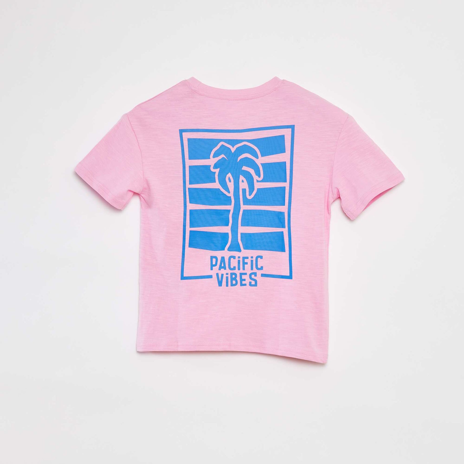 T-shirt à manches courtes avec imprimé BLANC