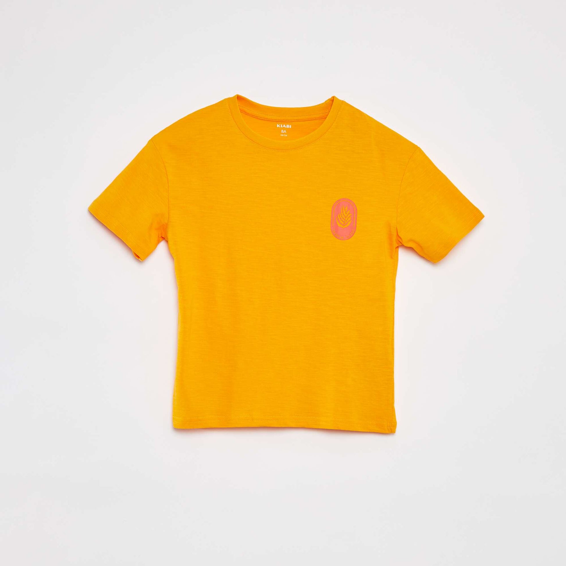 T-shirt à manches courtes avec imprimé BLANC