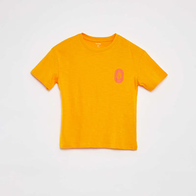 T-shirt à manches courtes avec imprimé BLANC